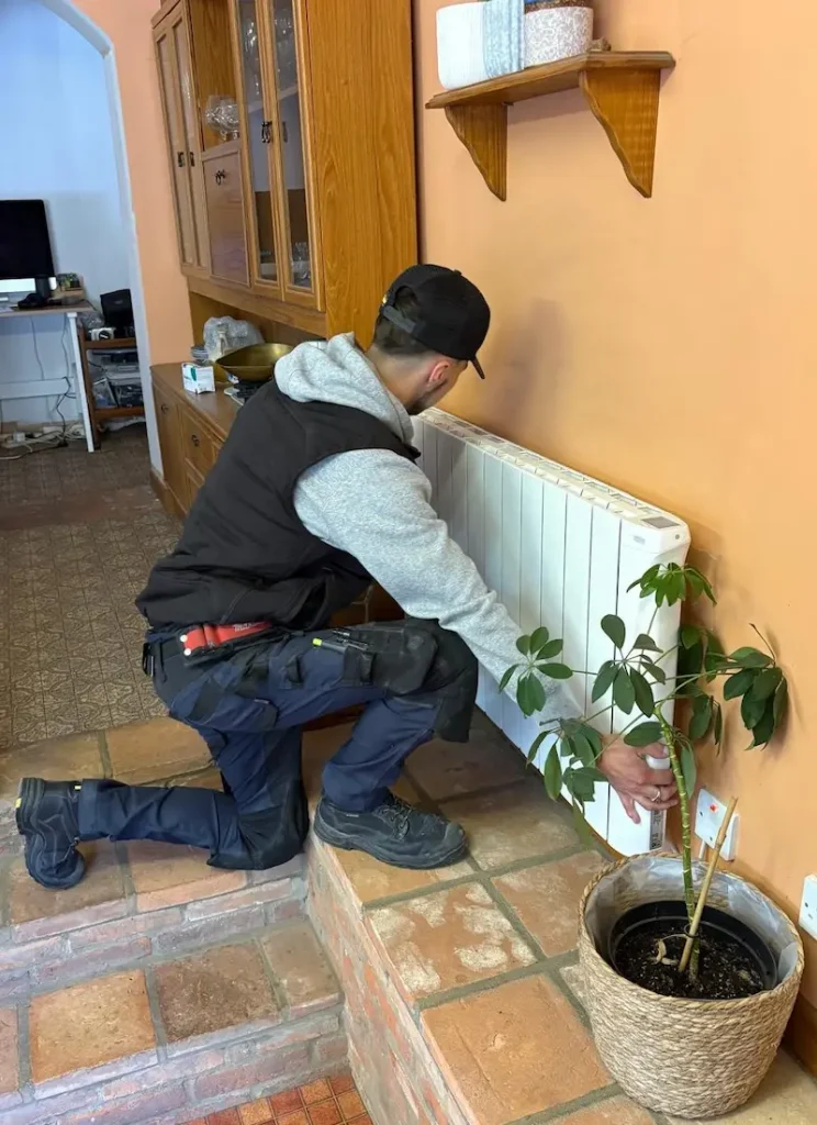 INTELLI HEAT smart wi-fi electric heating system installation in Norwich by Ashleys Electrical